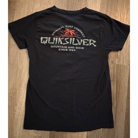 Quiksilver Mountain and Wave Palm Tree T-shirt - Picture 1 of 4